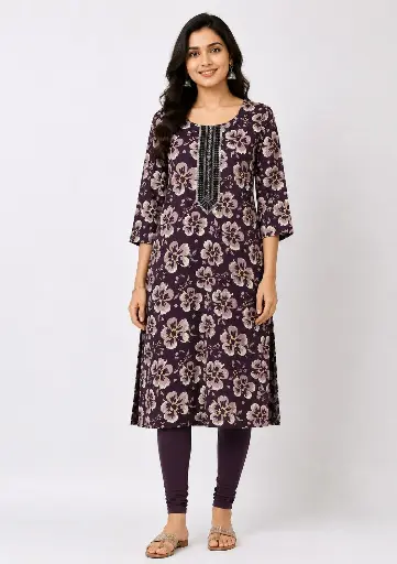 [n220a32b350n2q404] Kurti R22 (Rayon)
