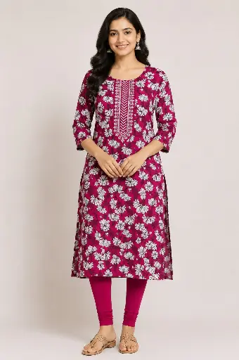 [n220a32b350n2q406] Kurti R22 (Rayon)