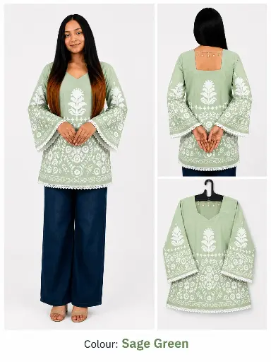 [n244v15b726n1q402] short kurti R11