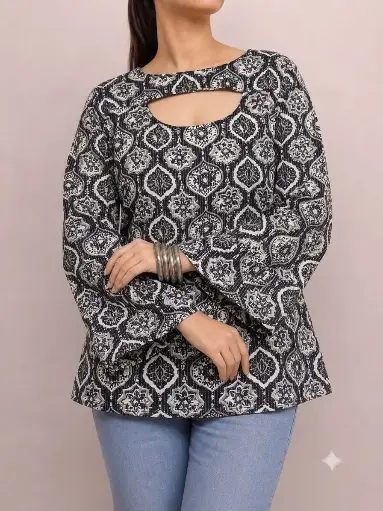 [n244v15b726n3q404] short kurti R11